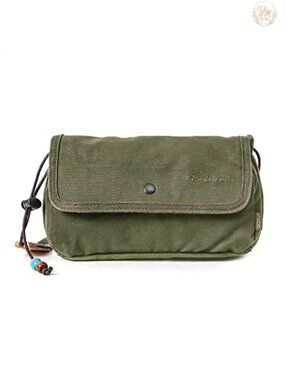Canvas Crossbody Purse Flap Shoulder Bag EDC Sling Pouch Leather Trim